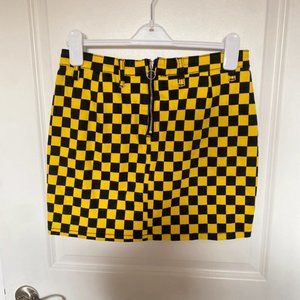 Checkered Mini Skirt